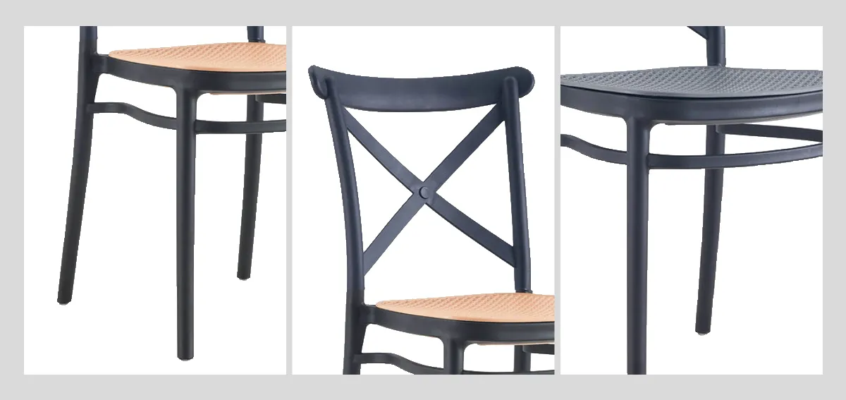 Plastic Wishbone Chair details