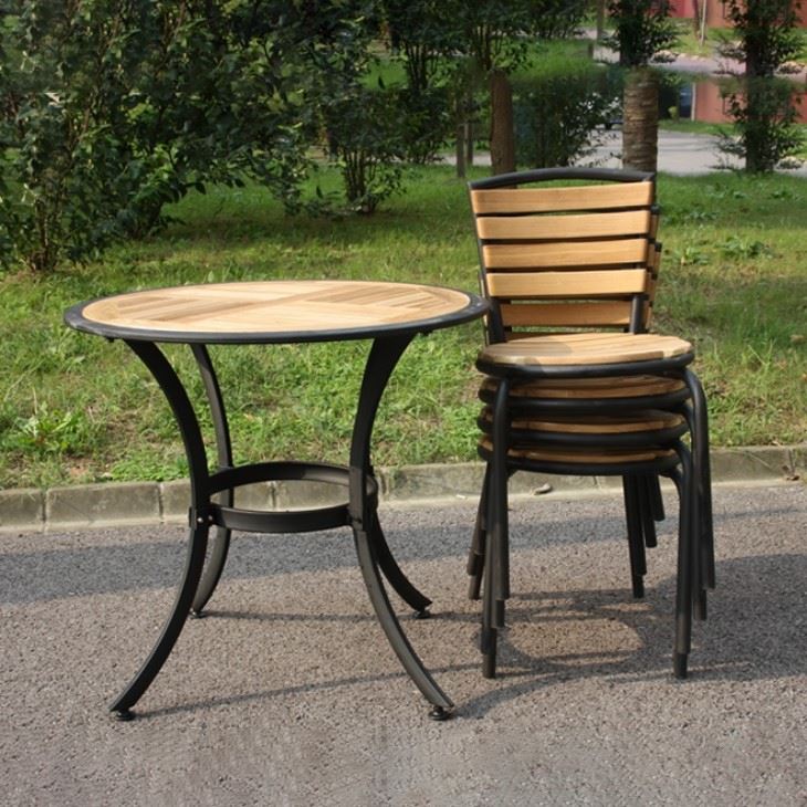 Modern Patio Dining Table Set