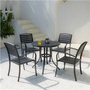 Muebles de jardín de aluminio contemporáneos